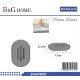 Σαπουνοθήκη μπάνιου πλαστική - Grey - 21610 Σαπουνοθήκη μπάνιου πλαστική - Grey - 21610