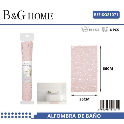 Αντιολισθητικό πατάκι μπάνιου - M0826 - 36x66cm - Light Pink - 21071 Αντιολισθητικό πατάκι μπάνιου - M0826 - 36x66cm - Light Pink - 21071