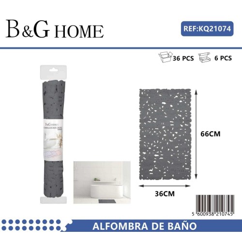 Αντιολισθητικό πατάκι μπάνιου - M0831 - 36x66cm - Grey - 21074 Αντιολισθητικό πατάκι μπάνιου - M0831 - 36x66cm - Grey - 21074