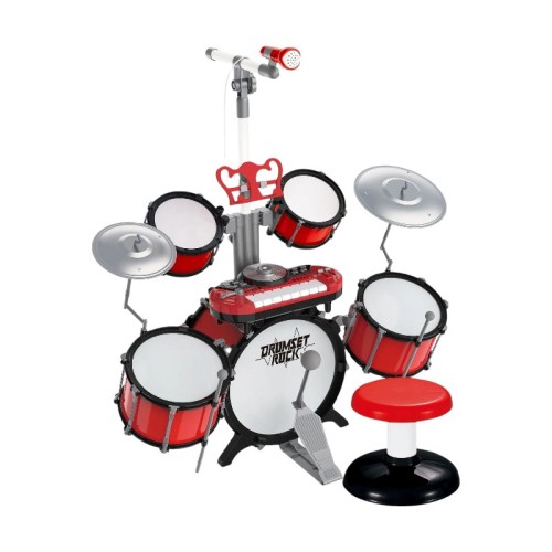 Παιδικό σετ Drums - Jazz Drum - 1902 - 215162 - Red Παιδικό σετ Drums - Jazz Drum - 1902 - 215162 - Red