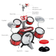 Παιδικό σετ Drums - Jazz Drum - 1902 - 215162 - Red Παιδικό σετ Drums - Jazz Drum - 1902 - 215162 - Red