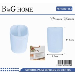 Θήκη οδοντόβουρτσας πλαστική - Light Blue - 21662 - 5PCS