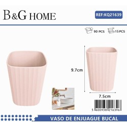 Θήκη οδοντόβουρτσας πλαστική - Light Pink - 21639 - 5PCS