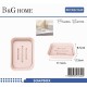 Σαπουνοθήκη μπάνιου πλαστική - Light Pink - 21640 Σαπουνοθήκη μπάνιου πλαστική - Light Pink - 21640