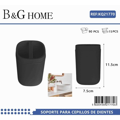 Θήκη οδοντόβουρτσας πλαστική - Black - 21770 Θήκη οδοντόβουρτσας πλαστική - Black - 21770