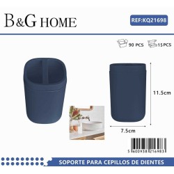 Θήκη οδοντόβουρτσας πλαστική - Blue - 21698 - 5PCS