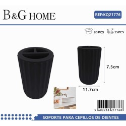 Θήκη οδοντόβουρτσας πλαστική - Black - 21776
