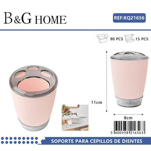 Θήκη οδοντόβουρτσας πλαστική - Light Pink - 21656 Θήκη οδοντόβουρτσας πλαστική - Light Pink - 21656