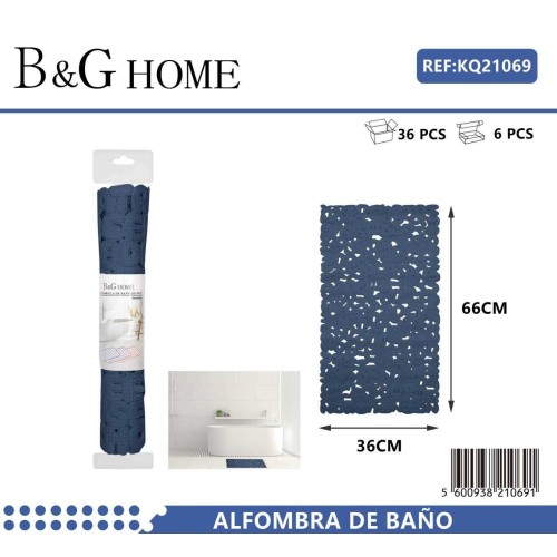 Αντιολισθητικό πατάκι μπάνιου - M0840 - 36x66cm - Blue - 21069 Αντιολισθητικό πατάκι μπάνιου - M0840 - 36x66cm - Blue - 21069
