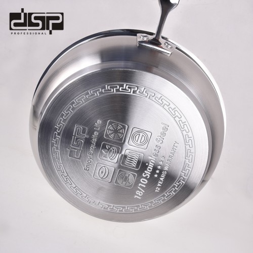 Τηγάνι ανοξείδωτο με καπάκι - 2.5L - CS002-C24 - DSP - 560539 Τηγάνι ανοξείδωτο με καπάκι - 2.5L - CS002-C24 - DSP - 560539
