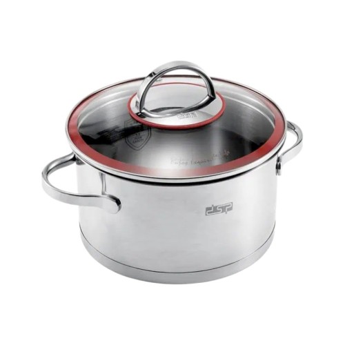 Κατσαρόλα ανοξείδωτη με καπάκι - 3.6L - CS003-B20 - DSP - 561604 Κατσαρόλα ανοξείδωτη με καπάκι - 3.6L - CS003-B20 - DSP - 561604