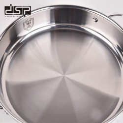 Τηγάνι ανοξείδωτο με καπάκι - 2.7L - CS001-C24 - DSP - 562519 Τηγάνι ανοξείδωτο με καπάκι - 2.7L - CS001-C24 - DSP - 562519