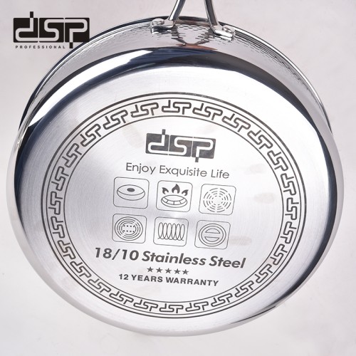Τηγάνι ανοξείδωτο με καπάκι - 4.3L - CS001-C28 - DSP - 562564 Τηγάνι ανοξείδωτο με καπάκι - 4.3L - CS001-C28 - DSP - 562564