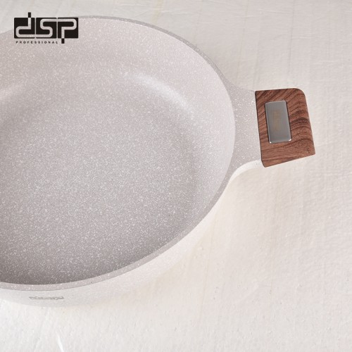 Ρηχή κατσαρόλα αντικολλητική με καπάκι - 5.5L - CA005-BS32-Beige - DSP - 563806 Ρηχή κατσαρόλα αντικολλητική με καπάκι - 5.5L - CA005-BS32-Beige - DSP - 563806