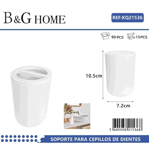Θήκη οδοντόβουρτσας πλαστική - White - 21536 Θήκη οδοντόβουρτσας πλαστική - White - 21536