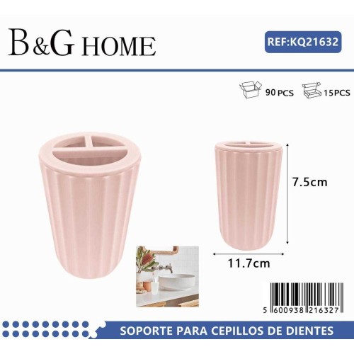Θήκη οδοντόβουρτσας πλαστική - Light Pink - 21632 Θήκη οδοντόβουρτσας πλαστική - Light Pink - 21632