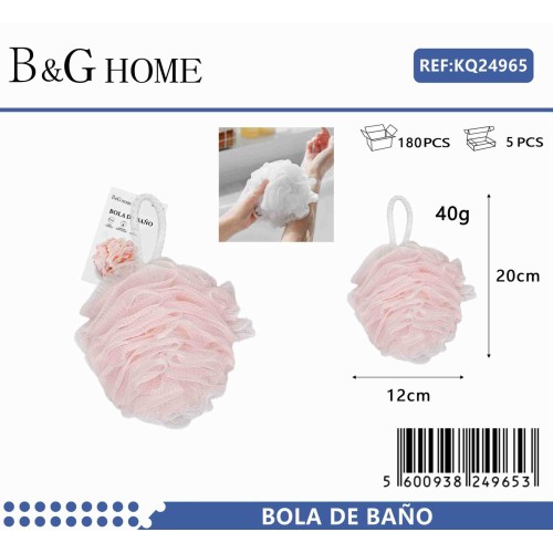 Σφουγγάρι μπάνιου δίχτυ - Light Pink - 24965 Σφουγγάρι μπάνιου δίχτυ - Light Pink - 24965