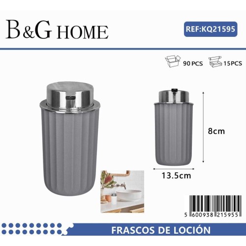 Θήκη κρεμοσάπουνου Dispenser πλαστική - Grey - 21595 Θήκη κρεμοσάπουνου Dispenser πλαστική - Grey - 21595