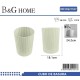 Κάδος απορριμμάτων μπάνιου πλαστικός - Beige - 21557 Κάδος απορριμμάτων μπάνιου πλαστικός - Beige - 21557
