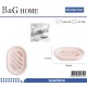 Σαπουνοθήκη μπάνιου πλαστική - Light Pink - 21652 Σαπουνοθήκη μπάνιου πλαστική - Light Pink - 21652