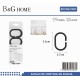 Κρίκοι κουρτίνας μπάνιου - Black - 21803 Κρίκοι κουρτίνας μπάνιου - Black - 21803