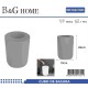 Κάδος απορριμμάτων μπάνιου πλαστικός - Grey - 21605 Κάδος απορριμμάτων μπάνιου πλαστικός - Grey - 21605