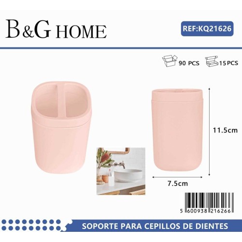 Θήκη οδοντόβουρτσας πλαστική - Light Pink - 21626 Θήκη οδοντόβουρτσας πλαστική - Light Pink - 21626