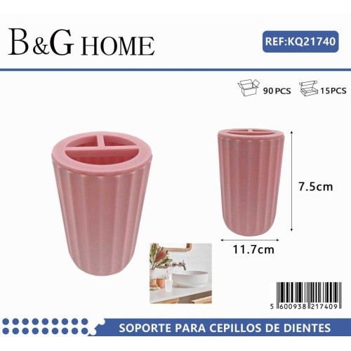 Θήκη οδοντόβουρτσας πλαστική - Pink - 21740 Θήκη οδοντόβουρτσας πλαστική - Pink - 21740