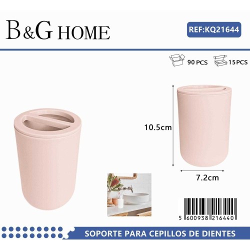 Θήκη οδοντόβουρτσας πλαστική - Light Pink - 21644 Θήκη οδοντόβουρτσας πλαστική - Light Pink - 21644