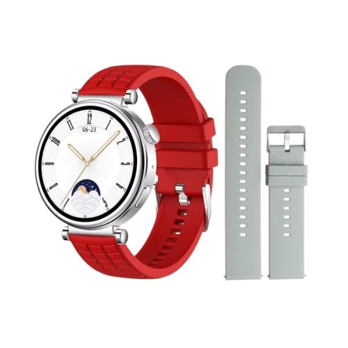 Σετ Smartwatch με 2 λουράκια - Z01 Mini - 064953 - Red Σετ Smartwatch με 2 λουράκια - Z01 Mini - 064953 - Red