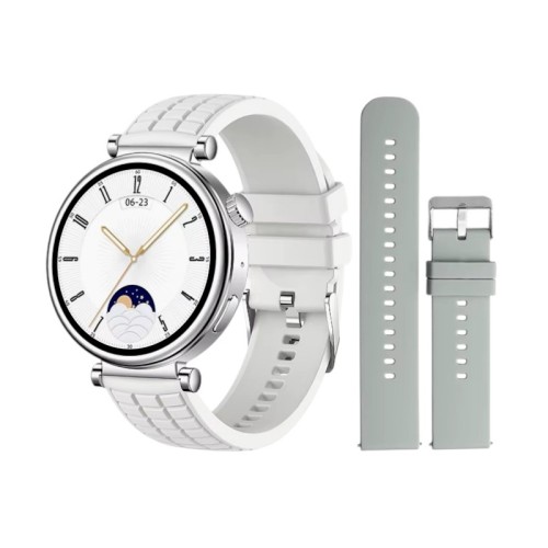 Σετ Smartwatch με 2 λουράκια - Z01 Mini - 064953 - White Σετ Smartwatch με 2 λουράκια - Z01 Mini - 064953 - White