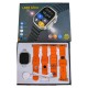 Σετ Smartwatch με 4 λουράκια - LG81 Ultra - 065110 - Orange Σετ Smartwatch με 4 λουράκια - LG81 Ultra - 065110 - Orange