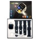 Σετ Smartwatch με 4 λουράκια - LG81 Ultra - 065110 - Black Σετ Smartwatch με 4 λουράκια - LG81 Ultra - 065110 - Black