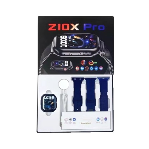 Σετ Smartwatch με 3 λουράκια - Z10X Pro - 065165 - Blue Σετ Smartwatch με 3 λουράκια - Z10X Pro - 065165 - Blue