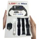 Σετ Smartwatch με 3 λουράκια - LG83X Max - 065196 - Black Σετ Smartwatch με 3 λουράκια - LG83X Max - 065196 - Black