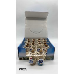 Διακοσμητικό Souvenir - Μπουκαλάκι με κοχύλια - 16pcs - 251728