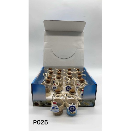 Διακοσμητικό Souvenir - Μπουκαλάκι με κοχύλια - 20pcs - 251728 Διακοσμητικό Souvenir - Μπουκαλάκι με κοχύλια - 20pcs - 251728