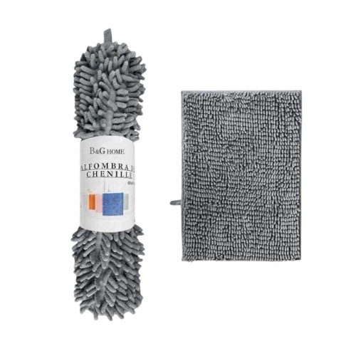 Πατάκι μπάνιου - M0831 - 40x60cm - Grey - 20874 Πατάκι μπάνιου - M0831 - 40x60cm - Grey - 20874