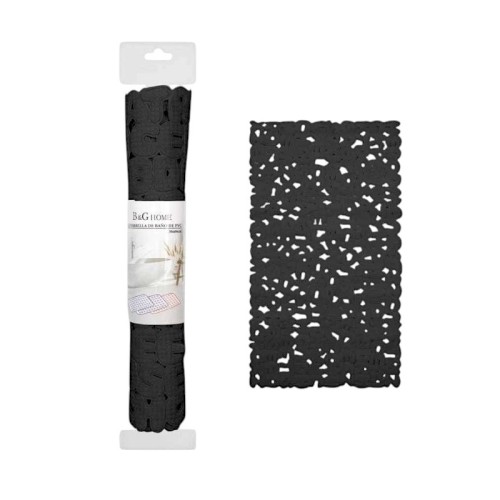 Αντιολισθητικό πατάκι μπάνιου - 6C - 36x66cm - Black - 21073 Αντιολισθητικό πατάκι μπάνιου - 6C - 36x66cm - Black - 21073