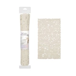Αντιολισθητικό πατάκι μπάνιου - M0832 - 36x66cm - Beige - 21075