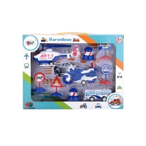 Σετ οχήματα πόλης με αξεσουάρ - ZC361F - 215248 Σετ οχήματα πόλης με αξεσουάρ - ZC361F - 215248