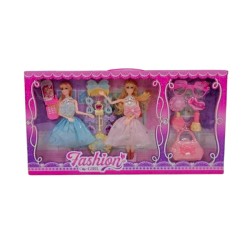 Σετ κούκλες με αξεσουάρ ομορφιάς - 860E - 215394