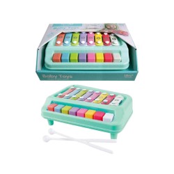 Παιδικό ξυλόφωνο & πιάνο - S210-9 - 215469 - Blue