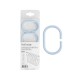 Κρίκοι κουρτίνας μπάνιου - Light Blue - 21695 Κρίκοι κουρτίνας μπάνιου - Light Blue - 21695