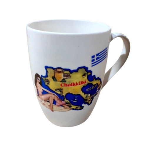Κεραμική κούπα Souvenir - 12pcs - Chalkidiki - 221202 Κεραμική κούπα Souvenir - 12pcs - Chalkidiki - 221202