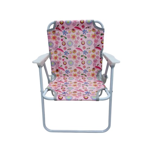 Παιδική πτυσσόμενη καρέκλα camping - 2012 - 241729 - Pink/Flowers Παιδική πτυσσόμενη καρέκλα camping - 2012 - 241729 - Pink/Flowers