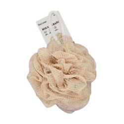 Σφουγγάρι μπάνιου δίχτυ - Beige - 24961-5PCS