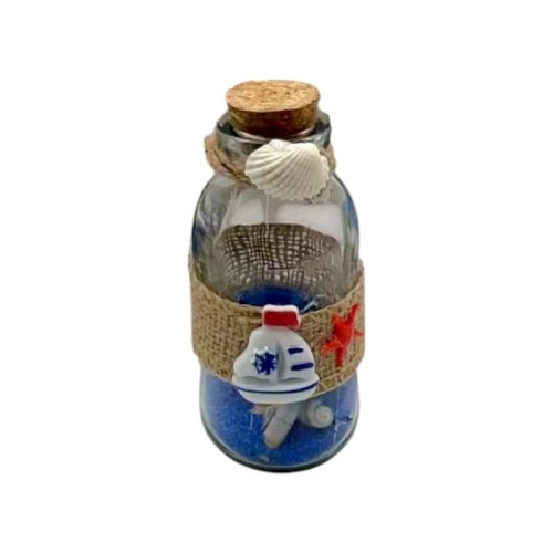 Διακοσμητικό Souvenir - Μπουκαλάκι με κοχύλια - 6pcs - 251742 Διακοσμητικό Souvenir - Μπουκαλάκι με κοχύλια - 6pcs - 251742