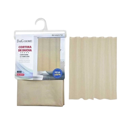 Κουρτίνα μπάνιου - Beige - 1.8x2m - 25750 Κουρτίνα μπάνιου - Beige - 1.8x2m - 25750