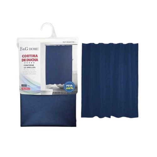 Κουρτίνα μπάνιου - Blue - 1.8x2m - 25758 Κουρτίνα μπάνιου - Blue - 1.8x2m - 25758